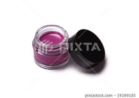 Pink trendy lip gloss in jar 19169185