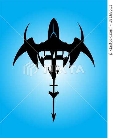 Winged shape artwork tribal Winged shape artwork tribal 19169513