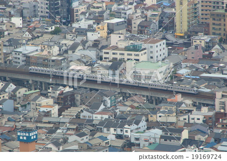 Nankai Main Line 7000 series + 7100 series running in Nishinari Ward, Osaka City 19169724