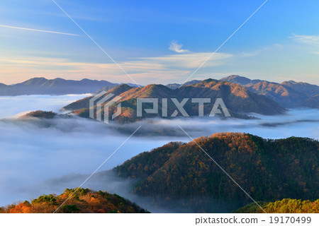  Cloudy sea in Araya mountain 19170499