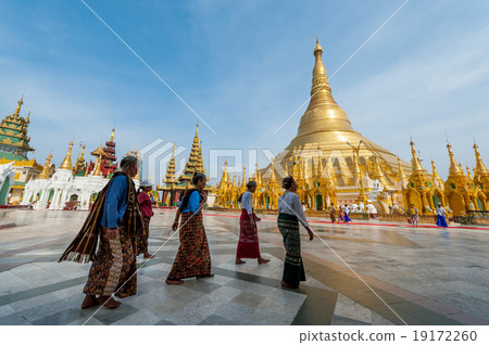 The Shwedagon Pagoda, Myanmar The Shwedagon Pagoda, Myanmar 19172260