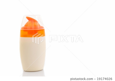 Plastic bottle for beauty product. 19174026