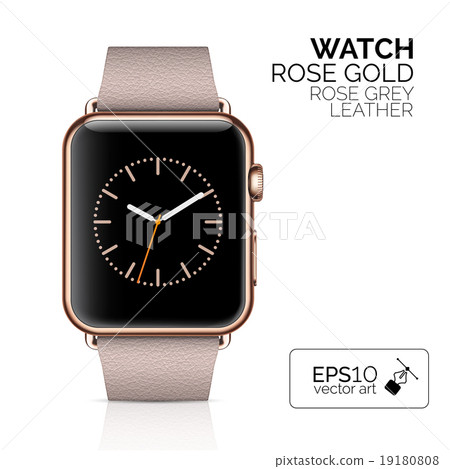 Smart watch isolated 19180808