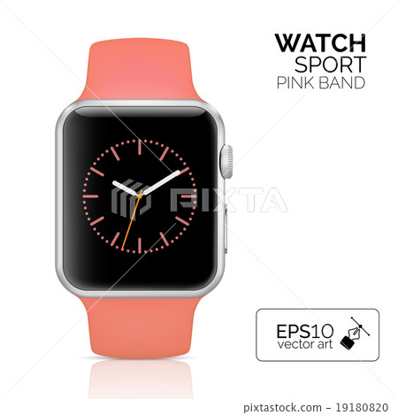 Smart watch isolated Smart watch isolated 19180820