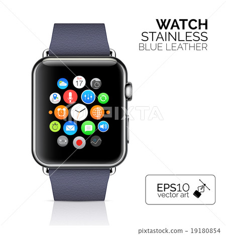 Smart watch isolated Smart watch isolated 19180854