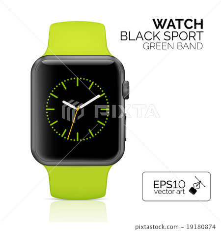 Smart watch isolated Smart watch isolated 19180874