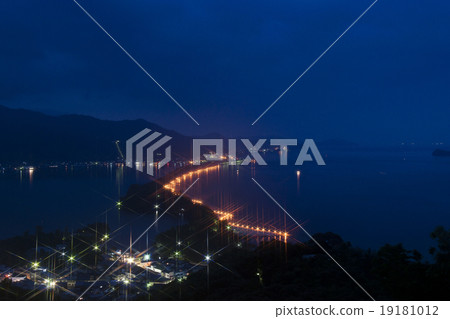 Kyoto Miyazu City Amanohashidate Flame Bridge Snow Cross Filter 19181012