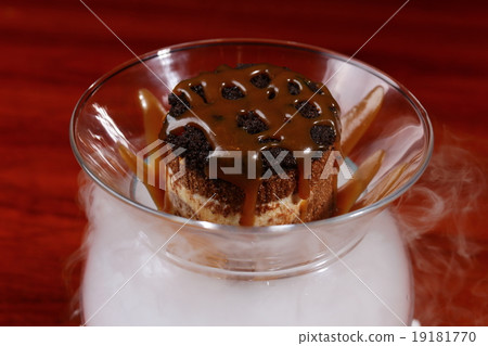 Chocolate cake with smoke Chocolate cake with smoke 19181770