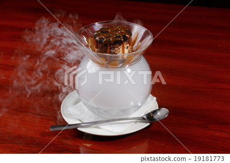 Chocolate cake with smoke Chocolate cake with smoke 19181773