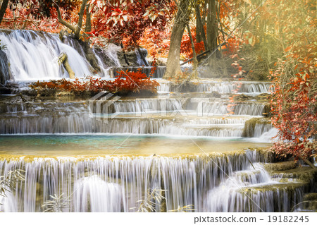 autumn at Huay mae khamin waterfalls 19182245