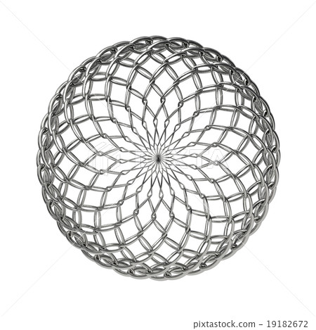 Ball from metalic mesh - Stock Illustration [19182672] - PIXTA