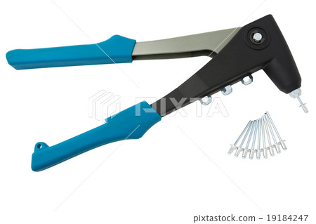 Rivet gun and Pop rivets. 19184247