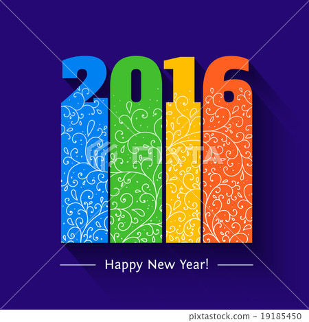 New year text design 19185450