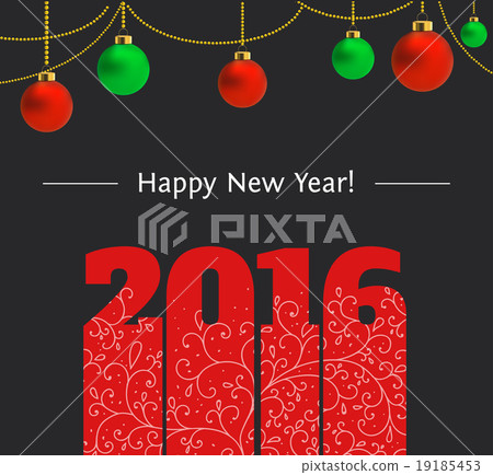 New year text design 19185453