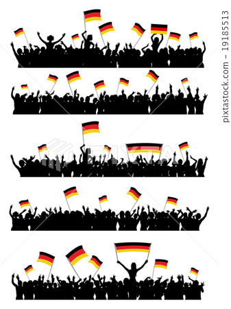 Cheering or Protesting Crowd Germany 19185513
