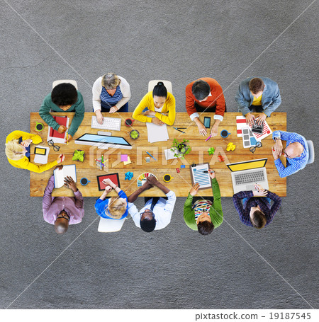 Meeting Brainstorming Discussion Collaboration Concept Meeting Brainstorming Discussion Collaboration Concept 19187545