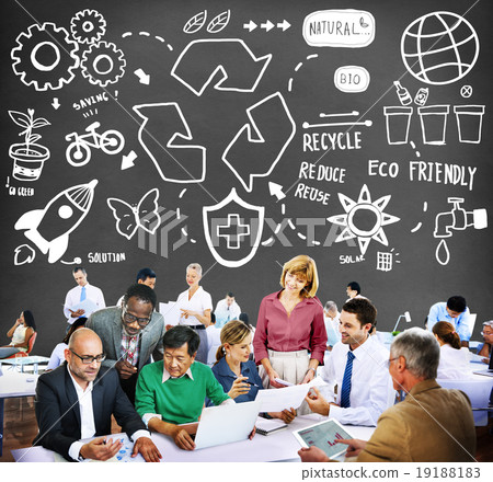 Recycle Reduce Reuse Eco Friendly Natural Saving Go Green Concep 19188183