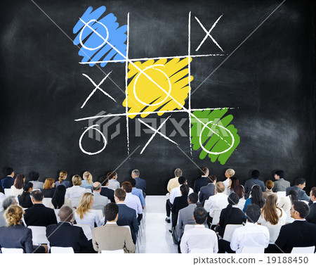 Leisure Game Tic Tac Toe Competition Challenge Winner Concept 19188450