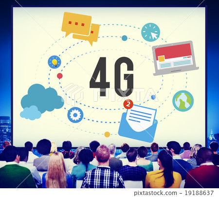 4G Telecommunication Connection Networking Mobility Concept 4G Telecommunication Connection Networking Mobility Concept 19188637