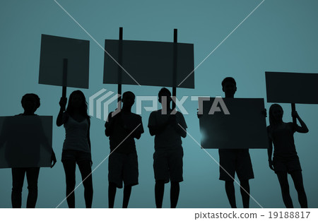 Protest Group Unity Crowd People Communication Concept 19188817