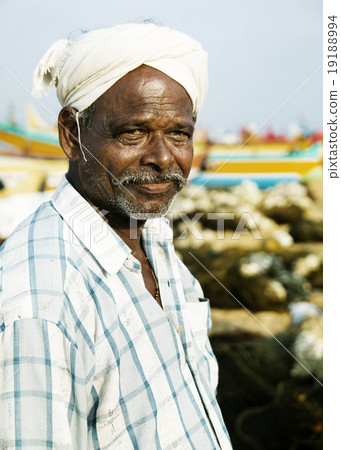 Indian Fisherman Kerela India Poverty Lifestyle Concept 19188994