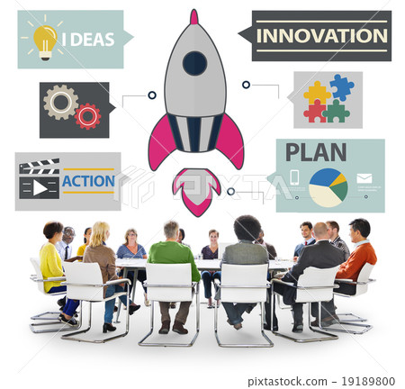 New Business Innovation Strategy Technology Ideas Concept 19189800