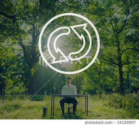 Recycle Environmental Conservation Cycle Symbol Concept Recycle Environmental Conservation Cycle Symbol Concept 19189907