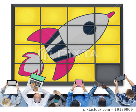 Startup Technology Growth Success Game Puzzle Concept Startup Technology Growth Success Game Puzzle Concept 19189909