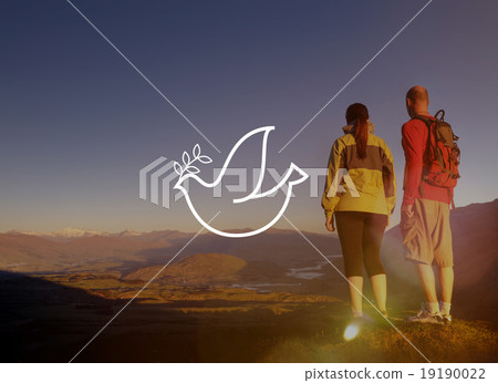 Bird Freedom Heaven Feather Hope Concept 19190022