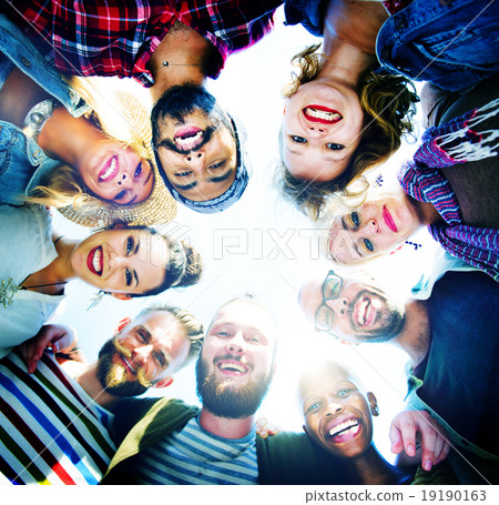 Friendship Huddle Happiness Beach Summer Concept Friendship Huddle Happiness Beach Summer Concept 19190163