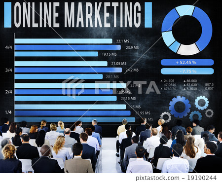 Online Marketing E-commerce Business Concept Online Marketing E-commerce Business Concept 19190244
