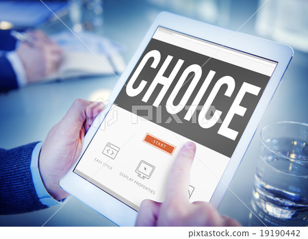 Choice Challenge Making Decision Selection Concept Choice Challenge Making Decision Selection Concept 19190442