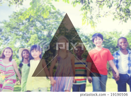 Summer Togetherness Friendship Triangle Copy Space Concept 19190506