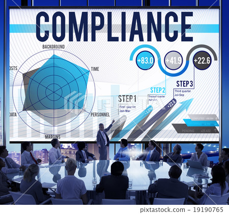Compliance Rules Regulations Policies Codes Concept 19190765