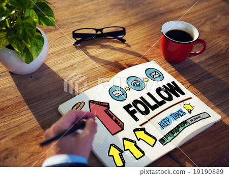 Follow Follower Following Connecting Networking Social Concept Follow Follower Following Connecting Networking Social Concept 19190889