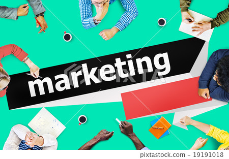 Marketing Commercial Media Consumer Customer Concept Marketing Commercial Media Consumer Customer Concept 19191018