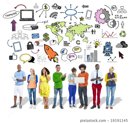 Global Business World Organization Market Commercial Concept 19191145