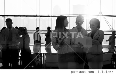 Stock Photo: Business Team Meeting Discussion Board Room Concept