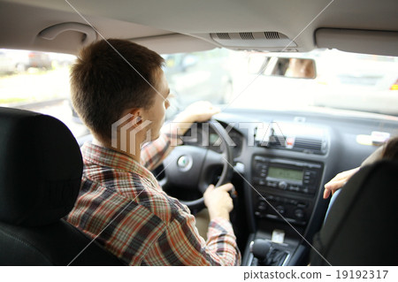 inside the car driver driving on the road inside the car driver driving on the road 19192317