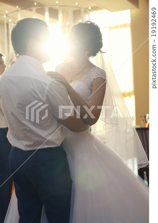 bride and groom portrait in the room bride and groom portrait in the room 19192469