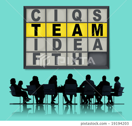 Team Puzzle Problem Solving Corporate Connection Concept Team Puzzle Problem Solving Corporate Connection Concept 19194203