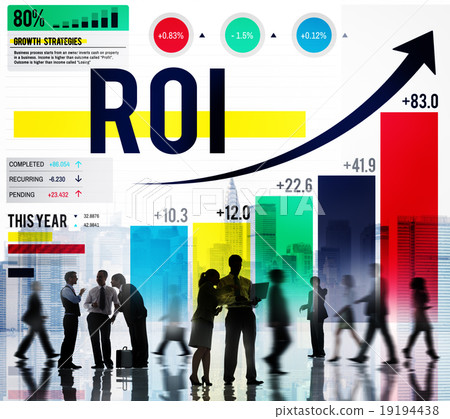 Return On Investment Financial Management Revenue Concept 19194438
