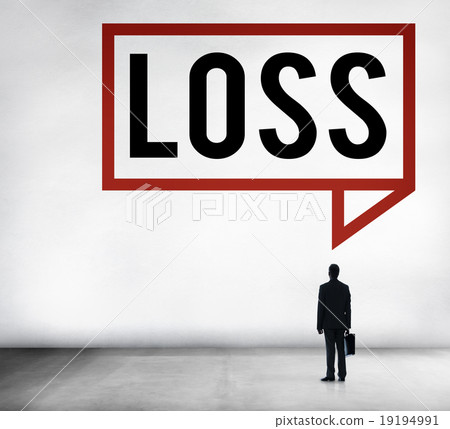 Loss Recession Deduction Financial Crisis Concept 19194991