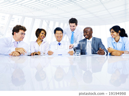 Group of Business People Meeting Discussion Concept 19194998