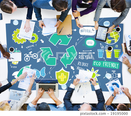 Recycle Reduce Reuse Eco Friendly Natural Saving Go Green Concep 19195000