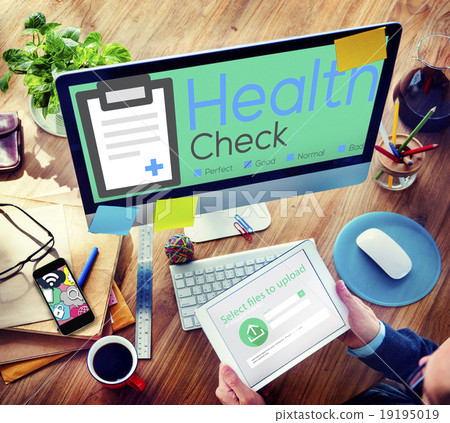 Health Check Insurance Check Up Check List Medical Concept 19195019