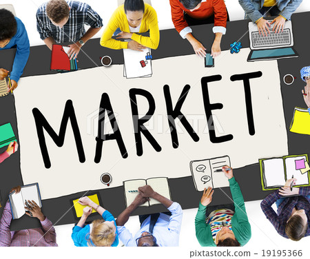 Market Consumer Product Buyer Marketing Concept Market Consumer Product Buyer Marketing Concept 19195366