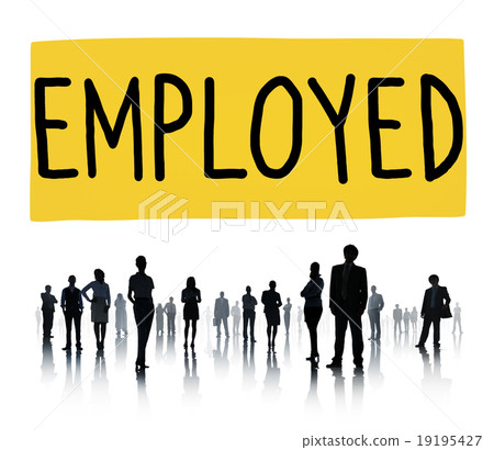 Employed Recruitment Human Resources Hiring Concept 19195427
