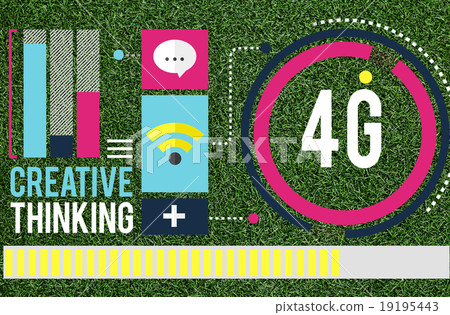 4G Connection Technology Internet Network Concept 4G Connection Technology Internet Network Concept 19195443