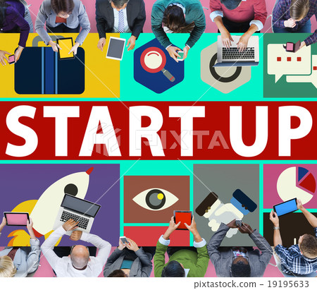 Start Up Business New Launch Technology Concept 19195633